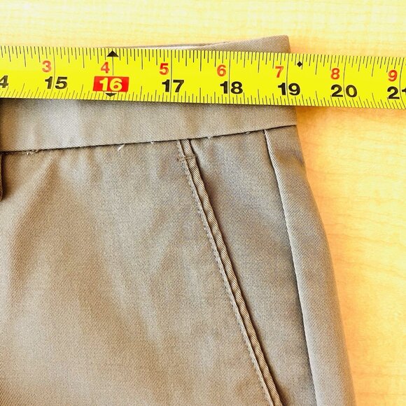 Dockers Men's Relaxed Fit Tan Pants Size 38x34 Flat Front Cotton - Picture 9 of 11